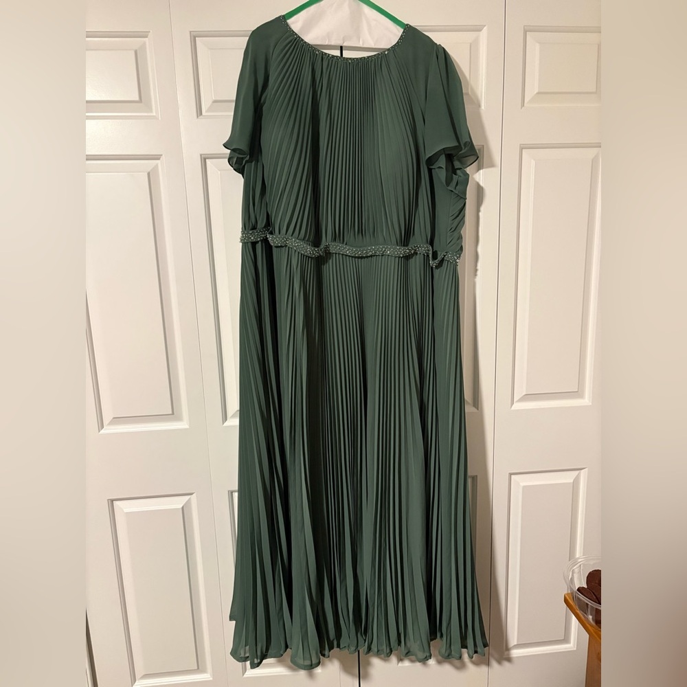 Azazie Green Maxi Dress